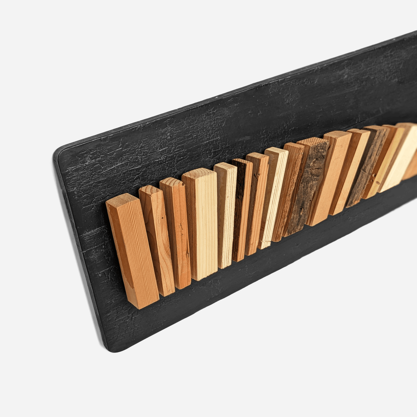 Handcrafted Wooden Wall Art - Movement Pattern From Reclaimed - Minkowski Home