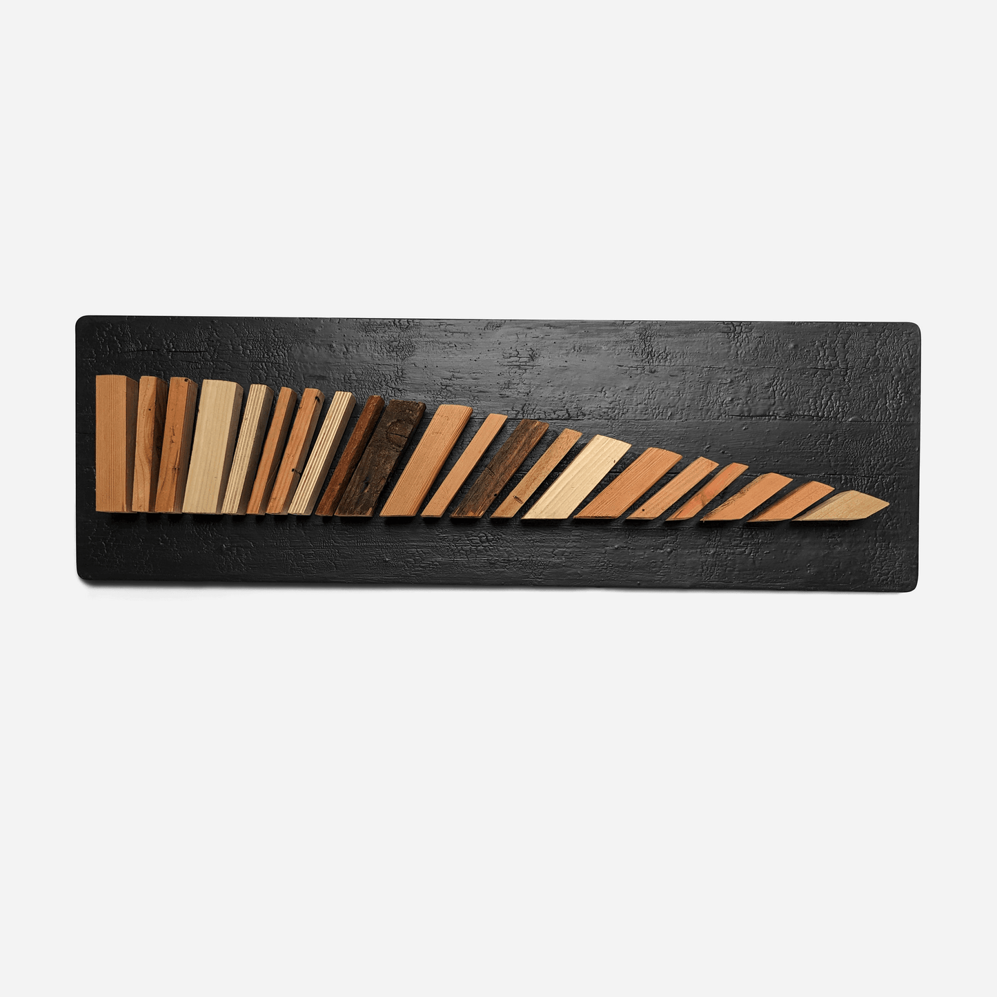 Handcrafted Wooden Wall Art - Movement Pattern From Reclaimed - Minkowski Home